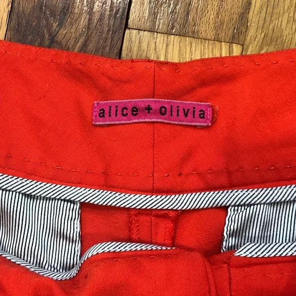 Alice + Olivia Red Women's Shorts - Picture 3 of 10